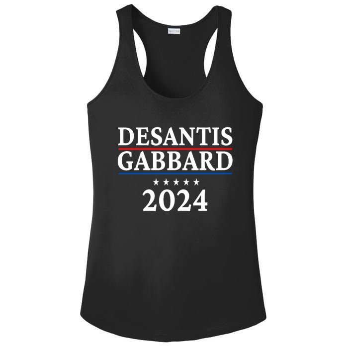 Ron Desantis Tulsi Gabbard President Election 2024 Ladies PosiCharge Competitor Racerback Tank