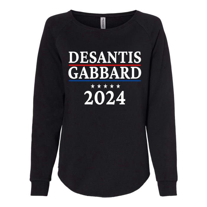 Ron Desantis Tulsi Gabbard President Election 2024 Womens California Wash Sweatshirt