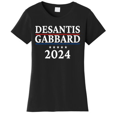 Ron Desantis Tulsi Gabbard President Election 2024 Women's T-Shirt