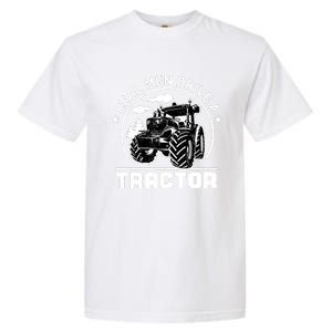 Real Drive Tractor Funny Farm Tractors Enthusiast Outfit Garment-Dyed Heavyweight T-Shirt