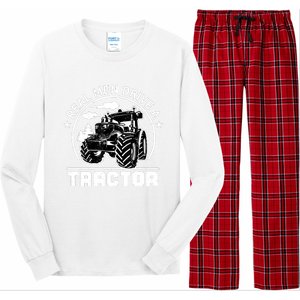 Real Drive Tractor Funny Farm Tractors Enthusiast Outfit Long Sleeve Pajama Set