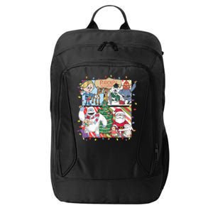 Ru Dolph The Red Retro Nosed Reindeer Christmas Season City Backpack