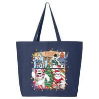 Ru Dolph The Red Retro Nosed Reindeer Christmas Season 25L Jumbo Tote