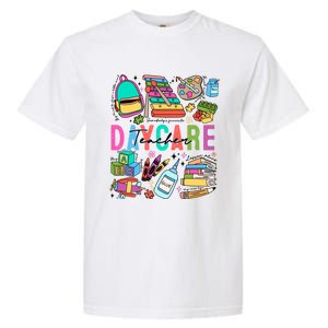 Retro Daycare Teacher Somebody Favorite Garment-Dyed Heavyweight T-Shirt