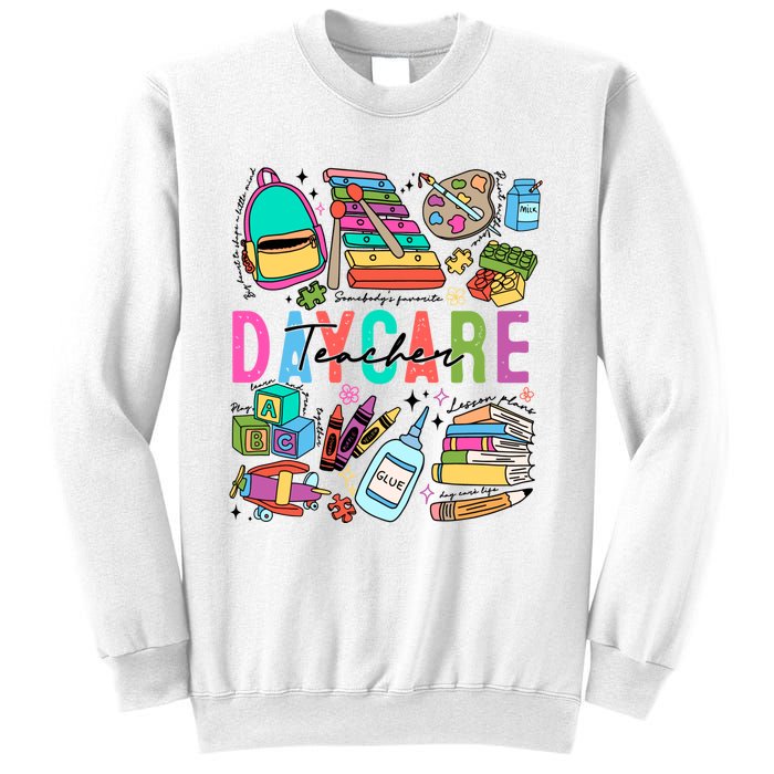 Retro Daycare Teacher Somebody Favorite Sweatshirt