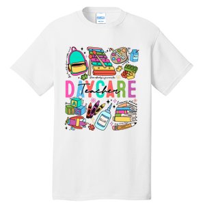 Retro Daycare Teacher Somebody Favorite Tall T-Shirt