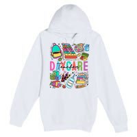 Retro Daycare Teacher Somebody Favorite Premium Pullover Hoodie