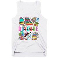 Retro Daycare Teacher Somebody Favorite Tank Top