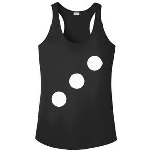 Red Dice Three 3 Casino Matching Halloween Costume Ladies PosiCharge Competitor Racerback Tank