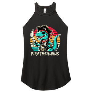 Retro Dinosaur T Rex Pirate Costume Piratesaurus Women's Perfect Tri Rocker Tank