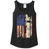 Ruck Driver Usa American Flag Patriotic Rucker Ladies Essential Tank