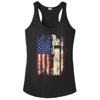 Ruck Driver Usa American Flag Patriotic Rucker Ladies PosiCharge Competitor Racerback Tank