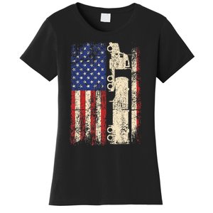 Ruck Driver Usa American Flag Patriotic Rucker Women's T-Shirt