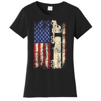 Ruck Driver Usa American Flag Patriotic Rucker Women's T-Shirt