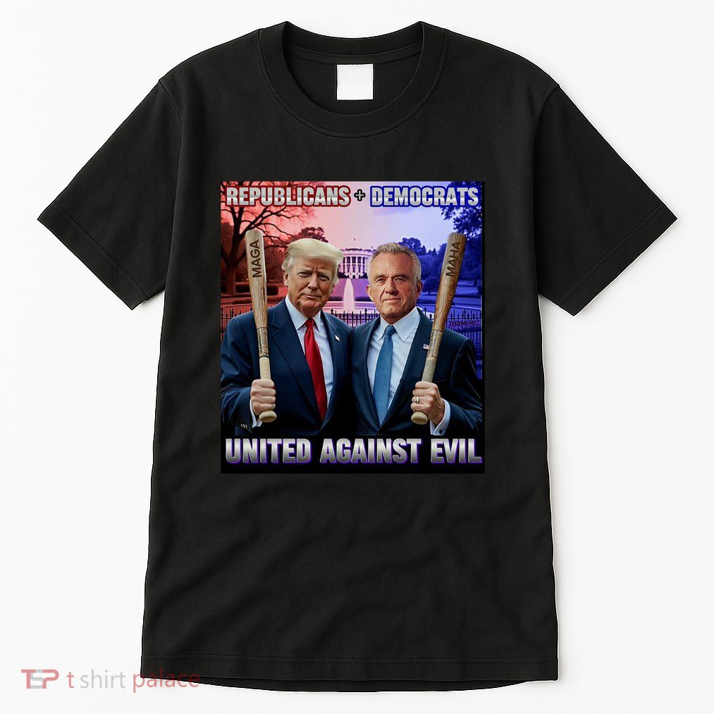Republican Democrats United Against Evil Trump Kennedy Tall T-Shirt