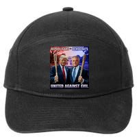 Republican Democrats United Against Evil Trump Kennedy 7-Panel Snapback Hat