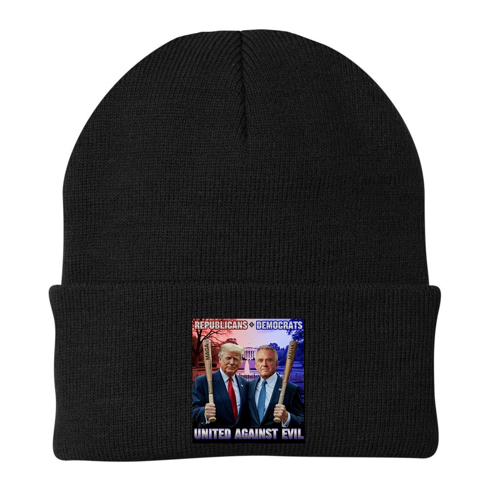 Republican Democrats United Against Evil Trump Kennedy Beanie