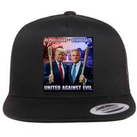 Republican Democrats United Against Evil Trump Kennedy Flat Bill Trucker Hat