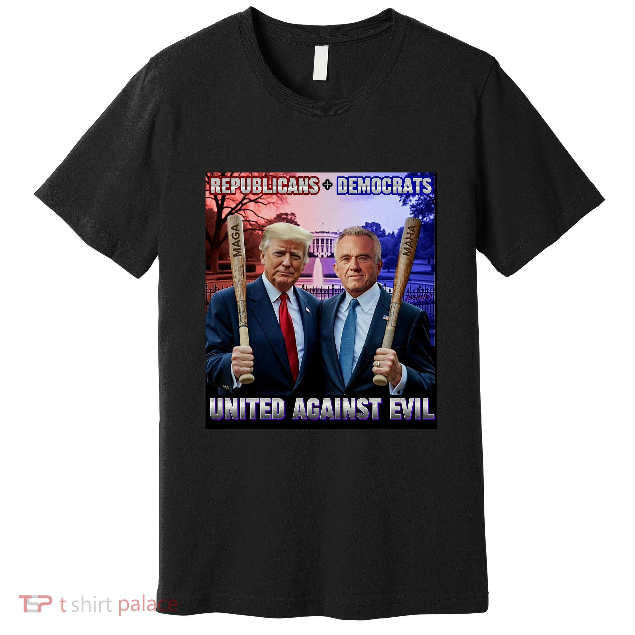 Republican Democrats United Against Evil Trump Kennedy Premium T-Shirt
