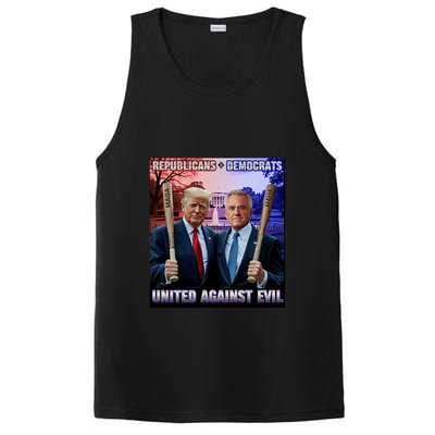 Republican Democrats United Against Evil Trump Kennedy PosiCharge Competitor Tank