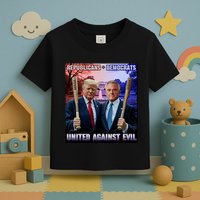 Republican Democrats United Against Evil Trump Kennedy Toddler T-Shirt