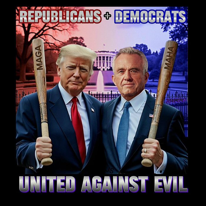 Republican Democrats United Against Evil Trump Kennedy Toddler T-Shirt