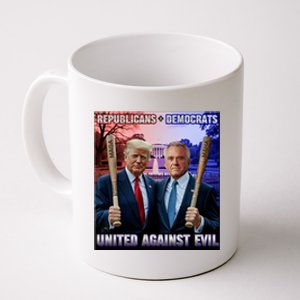 Republican Democrats United Against Evil Trump Kennedy Coffee Mug