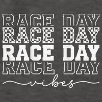 Race Day Vibes Checkered Coquette Bow Car Racing Race Day Vector Backpack