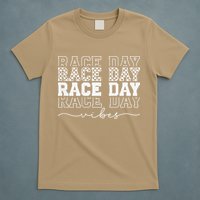 Race Day Vibes Checkered Coquette Bow Car Racing Race Day T-Shirt