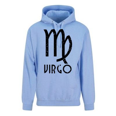 Retro Distressed Virgo Zodiac Sign Birthday Gift Unisex Surf Hoodie