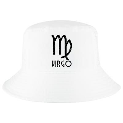 Retro Distressed Virgo Zodiac Sign Birthday Gift Cool Comfort Performance Bucket Hat