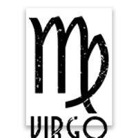 Retro Distressed Virgo Zodiac Sign Birthday Gift Poster