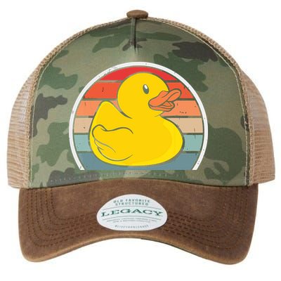 Rubber Duck Vintage Rubber Duckie Retro Legacy Tie Dye Trucker Hat