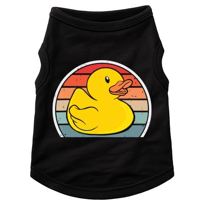 Rubber Duck Vintage Rubber Duckie Retro Doggie Tank