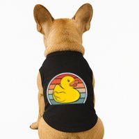 Rubber Duck Vintage Rubber Duckie Retro Doggie Tank