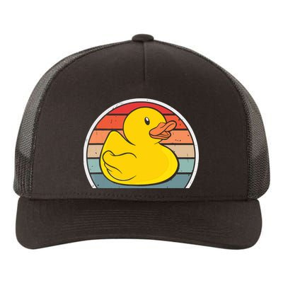 Rubber Duck Vintage Rubber Duckie Retro Yupoong Adult 5-Panel Trucker Hat