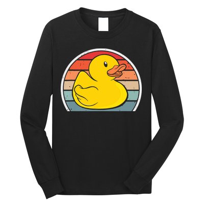 Rubber Duck Vintage Rubber Duckie Retro Long Sleeve Shirt
