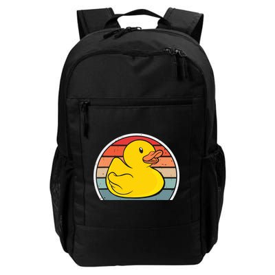 Rubber Duck Vintage Rubber Duckie Retro Backpack