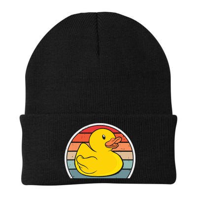 Rubber Duck Vintage Rubber Duckie Retro Beanie