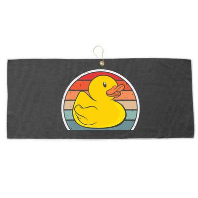 Rubber Duck Vintage Rubber Duckie Retro Large Microfiber Waffle Golf Towel
