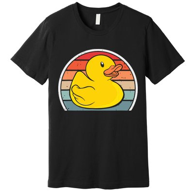 Rubber Duck Vintage Rubber Duckie Retro Premium T-Shirt