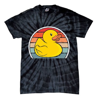Rubber Duck Vintage Rubber Duckie Retro Tie-Dye T-Shirt