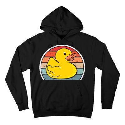 Rubber Duck Vintage Rubber Duckie Retro Tall Hoodie