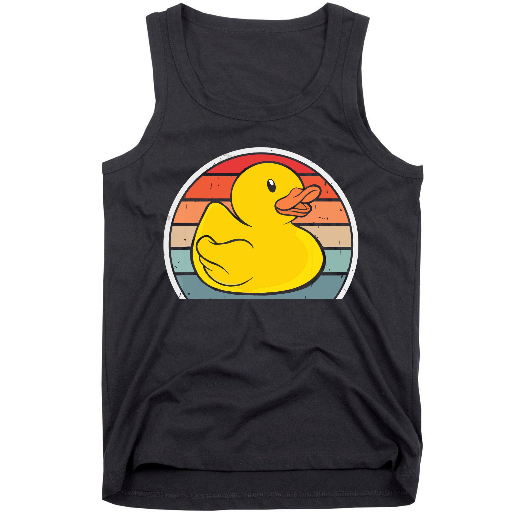 Rubber Duck Vintage Rubber Duckie Retro Tank Top