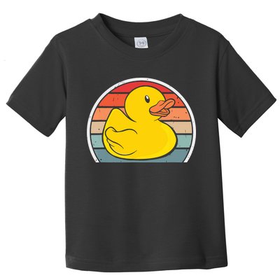 Rubber Duck Vintage Rubber Duckie Retro Toddler T-Shirt