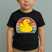Rubber Duck Vintage Rubber Duckie Retro Toddler T-Shirt