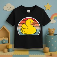 Rubber Duck Vintage Rubber Duckie Retro Toddler T-Shirt