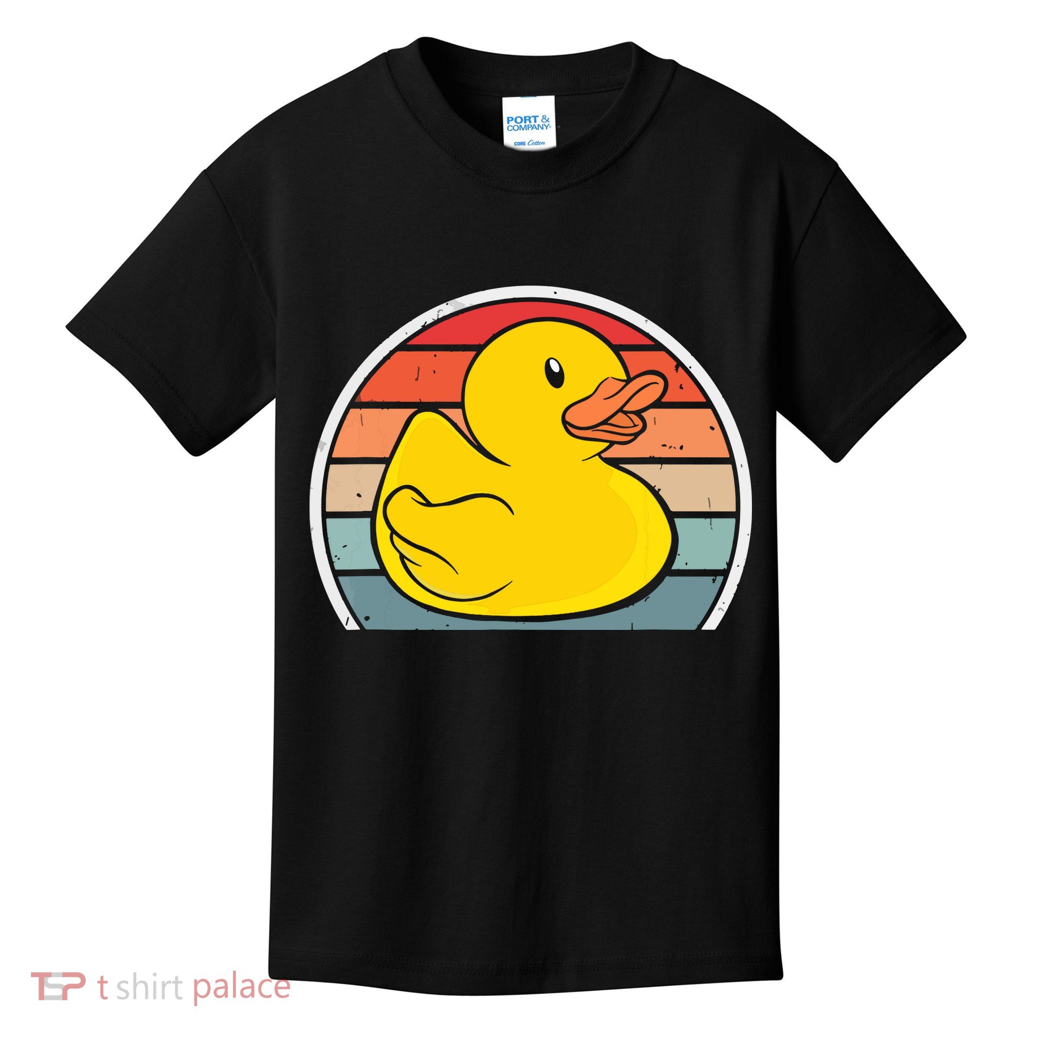 Rubber Duck Vintage Rubber Duckie Retro Kids T-Shirt