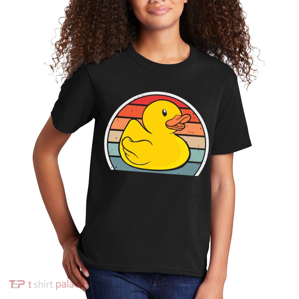 Rubber Duck Vintage Rubber Duckie Retro Kids T-Shirt