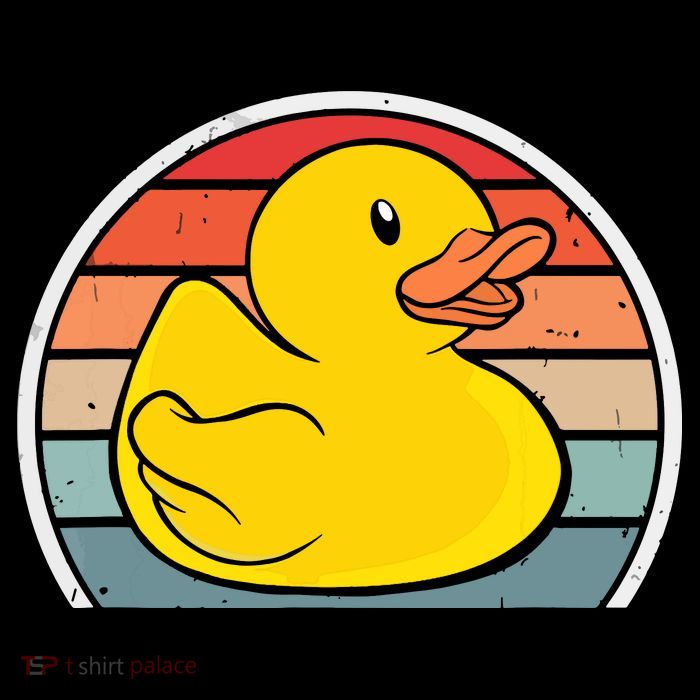 Rubber Duck Vintage Rubber Duckie Retro Kids T-Shirt
